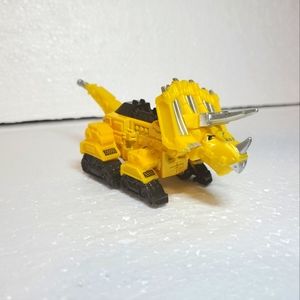 2015 Mattel Dreamworks DINOTRUX Bulldozer 3.5” Figure Dinosaur Diecast used